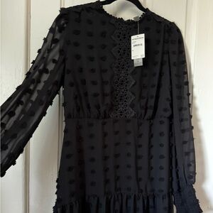 Sophisticated black lacy dress from Nordstrom